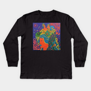 Guided by Voices Mirrored Aztec Kids Long Sleeve T-Shirt